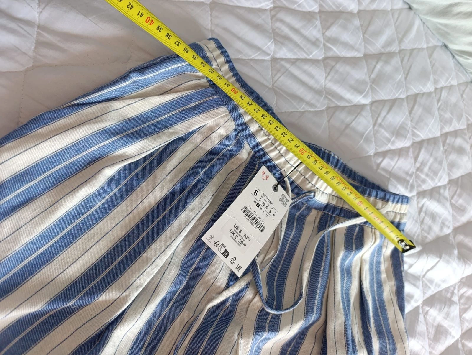 Pantalón Zara pijamero de rayas talla S  – photo 12